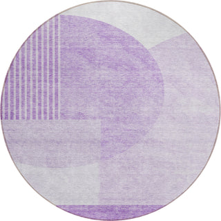 Piper Looms Chantille Modern ACN678 Purple Area Rug