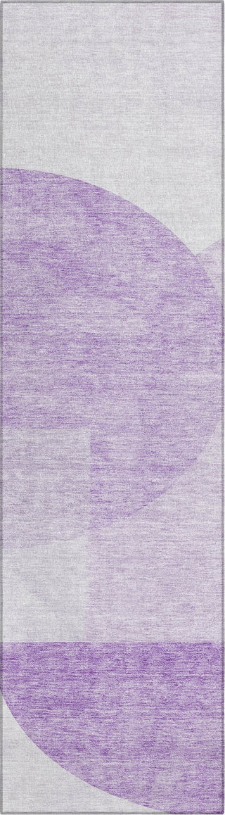 Piper Looms Chantille Modern ACN678 Purple Area Rug