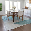 Piper Looms Chantille Modern ACN678 Teal Area Rug