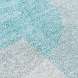 Piper Looms Chantille Modern ACN678 Teal Area Rug