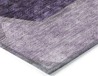 Piper Looms Chantille Geometric ACN679 Eggplant Area Rug