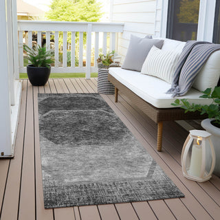 Piper Looms Chantille Geometric ACN679 Gray Area Rug