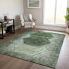 Piper Looms Chantille Geometric ACN679 Olive Area Rug Lifestyle Image Feature