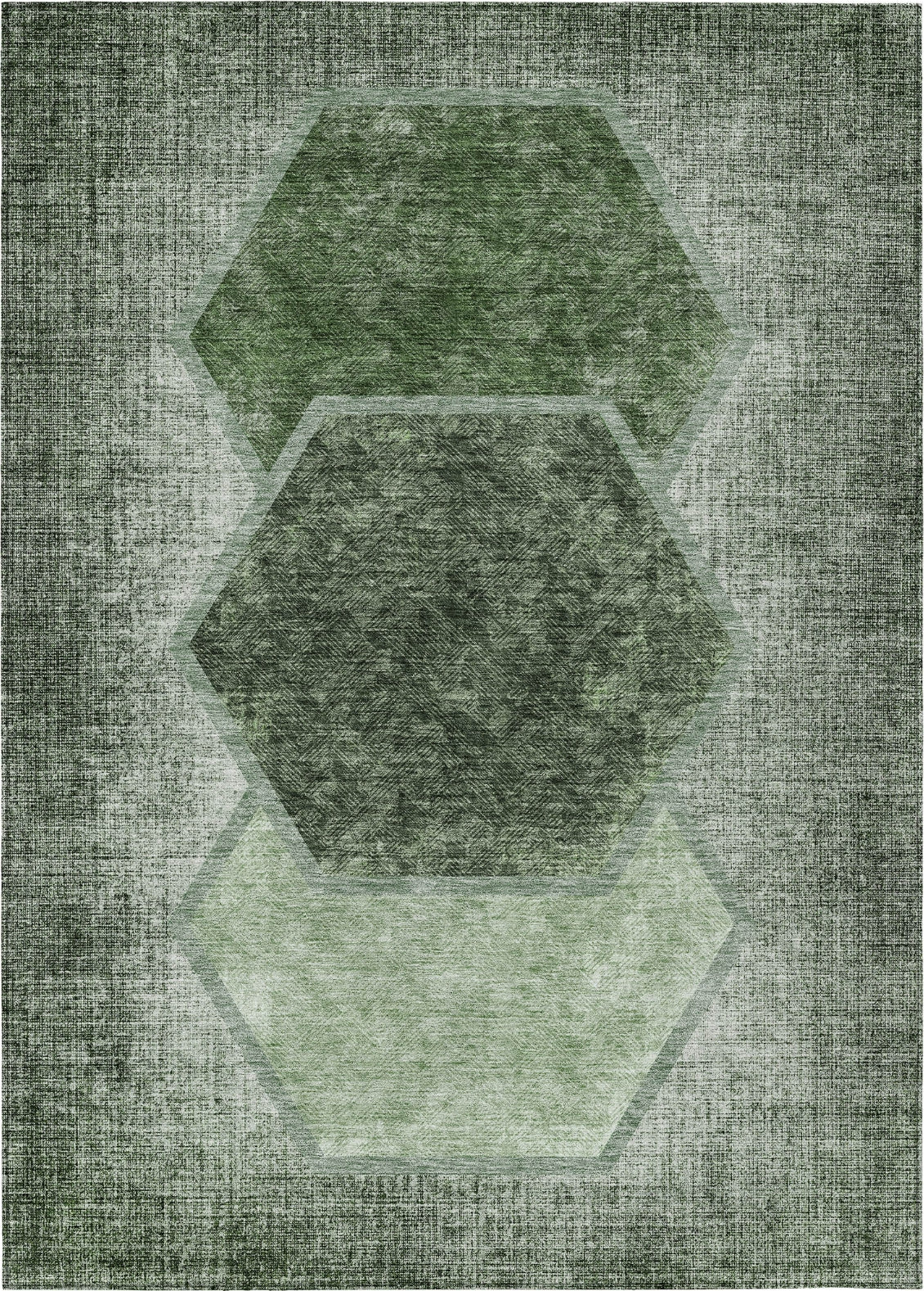 Piper Looms Chantille Geometric ACN679 Olive Area Rug