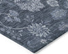 Piper Looms Chantille Floral ACN680 Blue Area Rug