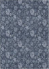 Piper Looms Chantille Floral ACN680 Blue Area Rug