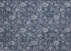Piper Looms Chantille Floral ACN680 Blue Area Rug