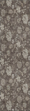 Piper Looms Chantille Floral ACN680 Chocolate Area Rug