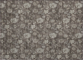 Piper Looms Chantille Floral ACN680 Chocolate Area Rug