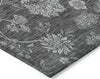 Piper Looms Chantille Floral ACN680 Gray Area Rug