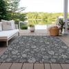 Piper Looms Chantille Floral ACN680 Gray Area Rug