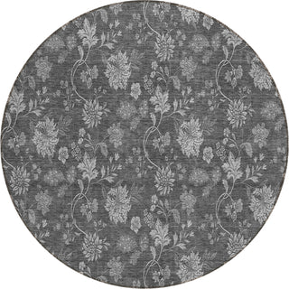 Piper Looms Chantille Floral ACN680 Gray Area Rug