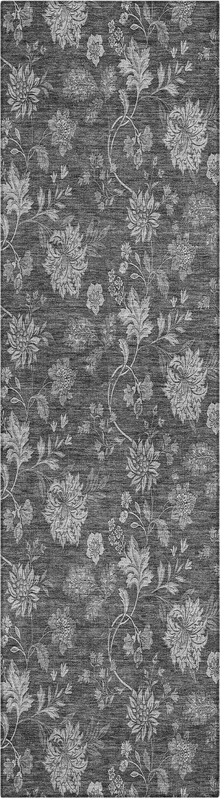 Piper Looms Chantille Floral ACN680 Gray Area Rug