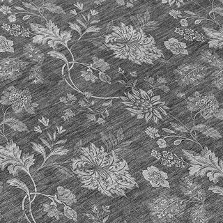 Piper Looms Chantille Floral ACN680 Gray Area Rug