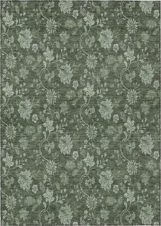 Piper Looms Chantille Floral ACN680 Olive Area Rug