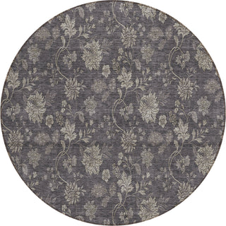 Piper Looms Chantille Floral ACN680 Taupe Area Rug