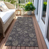 Piper Looms Chantille Floral ACN680 Taupe Area Rug