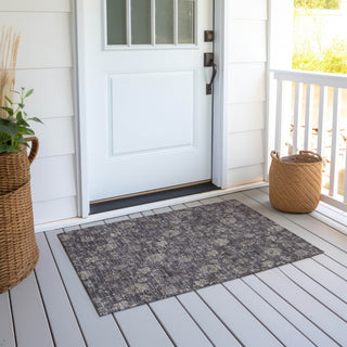 Piper Looms Chantille Floral ACN680 Taupe Area Rug