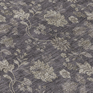 Piper Looms Chantille Floral ACN680 Taupe Area Rug