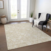 Piper Looms Chantille Floral ACN681 Beige Area Rug Lifestyle Image Feature