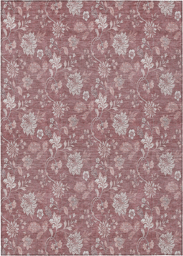 Piper Looms Chantille Floral ACN681 Blush Area Rug