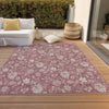 Piper Looms Chantille Floral ACN681 Blush Area Rug