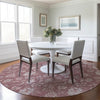 Piper Looms Chantille Floral ACN681 Blush Area Rug