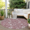 Piper Looms Chantille Floral ACN681 Blush Area Rug