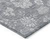 Piper Looms Chantille Floral ACN681 Gray Area Rug