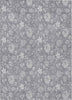 Piper Looms Chantille Floral ACN681 Gray Area Rug