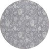 Piper Looms Chantille Floral ACN681 Gray Area Rug