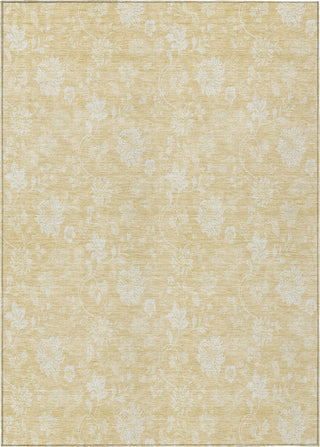 Piper Looms Chantille Floral ACN681 Honey Area Rug