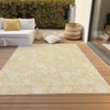 Piper Looms Chantille Floral ACN681 Honey Area Rug