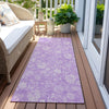 Piper Looms Chantille Floral ACN681 Lilac Area Rug