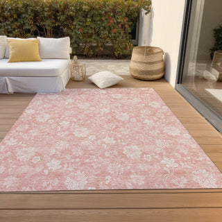 Piper Looms Chantille Floral ACN681 Pink Area Rug