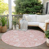 Piper Looms Chantille Floral ACN681 Pink Area Rug