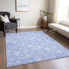 Piper Looms Chantille Floral ACN681 Sky Area Rug