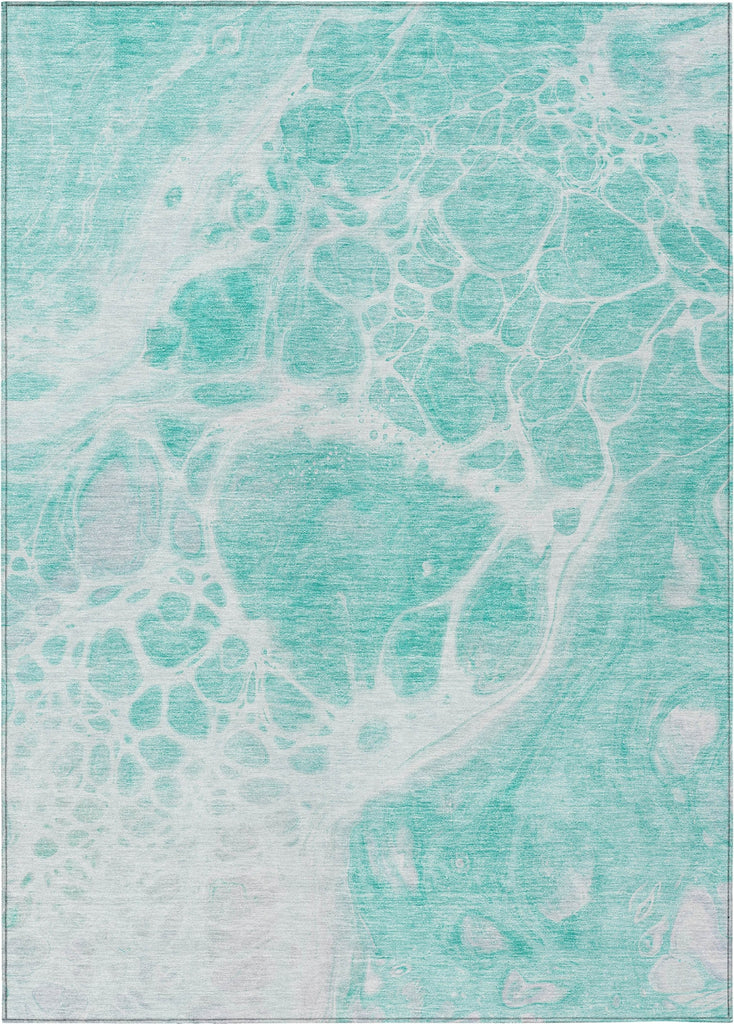 Piper Looms Chantille Modern ACN682 Aqua Area Rug