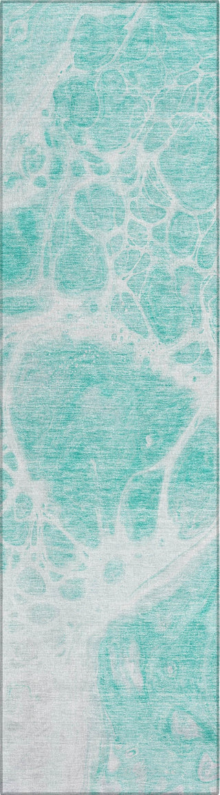 Piper Looms Chantille Modern ACN682 Aqua Area Rug