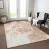 Piper Looms Chantille Modern ACN682 Coral Area Rug Lifestyle Image Feature