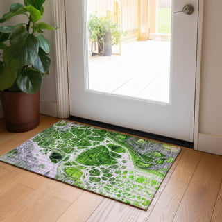 Piper Looms Chantille Modern ACN682 Lime Area Rug