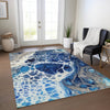 Piper Looms Chantille Modern ACN682 Navy Area Rug Lifestyle Image Feature