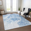 Piper Looms Chantille Modern ACN682 Sky Area Rug Lifestyle Image Feature