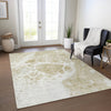 Piper Looms Chantille Modern ACN682 Taupe Area Rug Lifestyle Image Feature