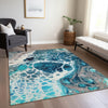 Piper Looms Chantille Modern ACN682 Teal Area Rug