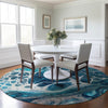 Piper Looms Chantille Modern ACN682 Teal Area Rug