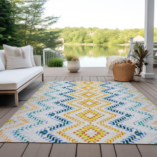 Piper Looms Chantille Geometric ACN683 Ivory Area Rug