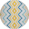 Piper Looms Chantille Geometric ACN683 Ivory Area Rug