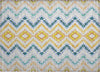 Piper Looms Chantille Geometric ACN683 Ivory Area Rug