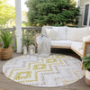 Piper Looms Chantille Geometric ACN683 Pearl Area Rug